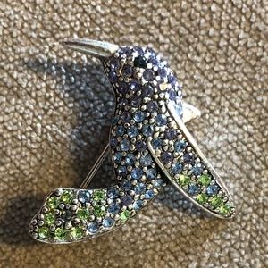 Monét Vintage Hummingbird Brooch Pin